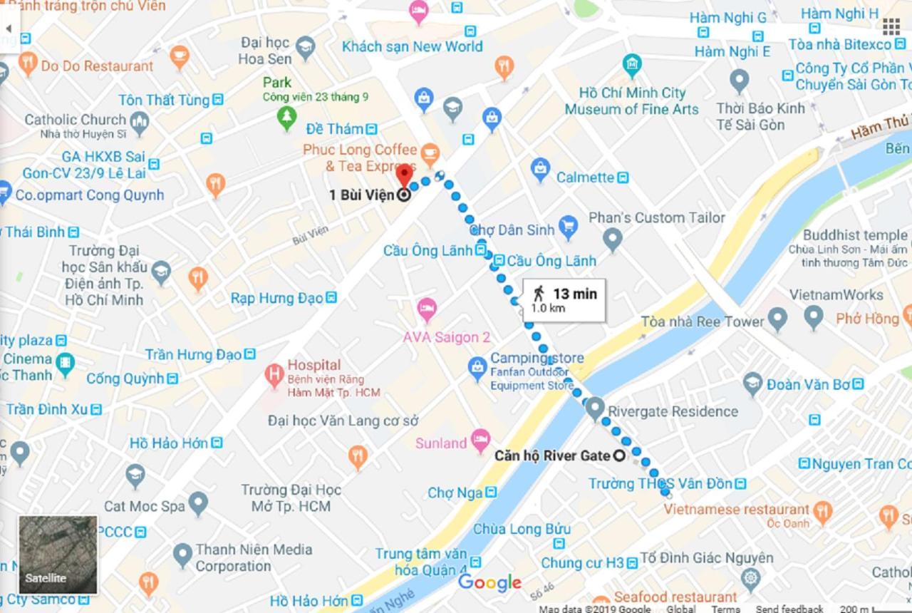 Rivergate Apartment With Central View Ho Chi Minh-staden Exteriör bild